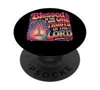 Beato Colui che confida nel Signore Geremia 17:7 PopSockets PopGrip Adesivo
