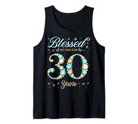 Beato da Dio per 30 Anni 30 ° Compleanno B-Day Party Canotta
