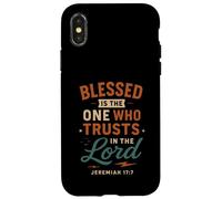 Beato è chi si fida nel Signore - Vintage Christian Custodia per iPhone X/XS