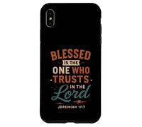 Beato è chi si fida nel Signore - Vintage Christian Custodia per iPhone XS Max