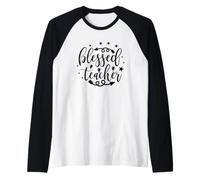 Beato Maestro Cristiano Gesù Scuola di Educazione Maglia con Maniche Raglan