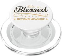 Beato oltre misura semplicemente benedetta famiglia benedetta fede benedetta PopSockets PopGrip per MagSafe