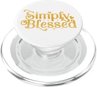 Beato oltre misura semplicemente benedetta famiglia benedetta fede benedetta PopSockets PopGrip per MagSafe