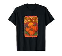 Beato Samhain Autunno Witchy Vibes Magia Ancestrale Maglietta