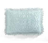 Beatrice Home Fashions - Copriletto in ciniglia Medallion, una piazza e mezzo, colore: blu.