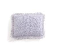 Beatrice Home Fashions Federa per cuscino in ciniglia con medaglione, standard, lavanda