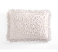 Beatrice Home Fashions Medaglione Chenille Copriletto, Cotone, Blush, Standard Sham