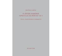 Beatrice Larosa P. Ovidii Nasonis "Epistula ex Ponto" III 1 (Copertina rigida)