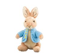 Beatrix Potter A26427 Pupazzo Peter Rabbit Piccolo con Giubbotto, Poliestere, Lavabile a Manno, per 1 Anno, 16 cm, Blu