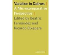 Beatriz Fernandez Variation in Datives (Tascabile)