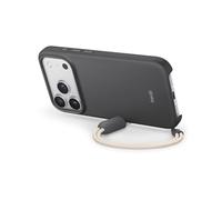 Beats Custodia Cavalletto per iPhone 17 Pro con MagSafe e Controllo fotocamera, cordino che funge da supporto integrato, finitura opaca, fodera in microfibra - Grigio granito