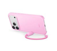 Beats Custodia Cavalletto per iPhone 17 Pro Max con MagSafe e Controllo fotocamera, cordino che funge da supporto integrato, finitura opaca, fodera in microfibra- Rosa ciottolo