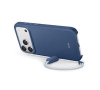 Beats Custodia Cavalletto per iPhone 17 Pro Max con MagSafe e Controllo fotocamera, cordino che funge da supporto integrato, finitura opaca, fodera in microfibra - Blu roccia madre