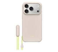 Beats Custodia Cavalletto per iPhone 17 Pro con MagSafe e Controllo fotocamera, cordino che funge da supporto integrato, finitura opaca, fodera in microfibra - Grigio gesso