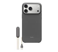 Beats Custodia Cavalletto per iPhone 17 Pro Max con MagSafe e Controllo fotocamera, cordino che funge da supporto integrato, finitura opaca, fodera in microfibra - Grigio granito