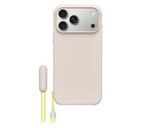 Beats Custodia Cavalletto per iPhone 17 Pro Max con MagSafe e Controllo fotocamera, cordino che funge da supporto integrato, finitura opaca, fodera in microfibra - Grigio gesso