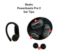 Beats Powerbeats Pro 2 Cuscinetti Di Ricambio Neri Per A3157 E A3158 4 Set