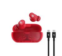 Beats Solo Buds - Transparent Red with USB-C Charging Cable (1.5m)