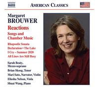 Audio Cd Margaret Brouwer - Reaction, Songs And Chamber Music