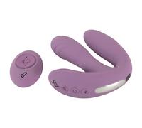 Beau Coeur Mireva - vibratore triplo con telecomando - silicone viola