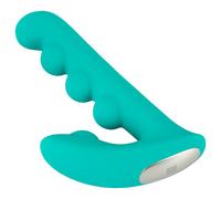 Beau Coeur Sylora - vibratore 2in1 con perline (verde)