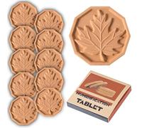 BeauFairy 10 Pezzi Custode di Zucchero Canna, Terracotta Brown Sugar Saver e Ammorbidente, Mantiene Freschezza e Umidità dei Contenitori di Stoccaggio o Si Mantiene a Secco per Tabacco e Altro, 003
