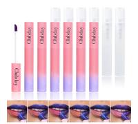 BeauFairy Peel Off Lip Stain, 6 PCS Lip Tint Matte Lip Gloss, Lipstick Lip Glaze, Lucidalabbra per Tatuaggi Magici, Lucidalabbra a Lunga Durata, non-stick Coppa Lip Tint Tear-Off Lip Gloss Makeup, 176