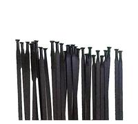 BEAUIY Set di 10 raggi per Mavic CR AK EQ per bici da strada, dritti, piatti, con copriraggi in acciaio inox (284 mm, 10 pezzi)