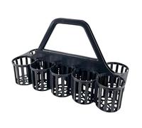 Beaumont GH049, Portabottiglie e bicchieri, Plastica, Nero