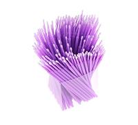 Beauneo 200Pcs Applicatori Trucco per Ciglia -Brush Estensioni per -Spazzole Monouso Trucco-Viola