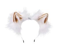 Beaupretty 1 Fascia Per in Pelliccia Artificiale A Forma Di Orecchio Accessorio Per Cosplay Copricapo Da Festa