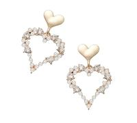 Beaupretty 1 Paio Amo orecchini orecchino a forma di cuore orecchino stella donna Women Ear Studs