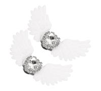Beaupretty 1 Paio Clips per Scarpe con Rhinestone Angelo Decorazioni per Scarpe Sposa Facili Installare e Adatte Ogni Occasione