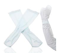 Beaupretty 1 Paio Maniche in seta di ghiaccio guardia guanto termico più caldo mano portatili strenne maniche per braccia Comodo maniche elastiche manica elastica del braccio Acrilico Blue