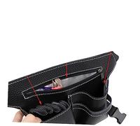 Beaupretty 1 Pc borsa degli attrezzi salone del marsupio clipper tagliaunghie parrucchiere Arriccia custodia per strumenti per lo styling dei kit borsa da barbiere Black