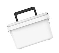 Beaupretty 1 Pc Caso Di Medicina Per Emergenza Scatole Di Immagazzinaggio Kit Di Pronto Soccorso Contenitori Di Stoccaggio Robusta Valigetta Per Medicinali Custodia Multistrato Bianca