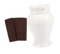 Beaupretty 1 Pc Coppetta Per Moxibustione Dispositivo Di Moxibustione Barattolo Di Massaggio Moxa Vaso Di Moxibustione Porta Bruciatore Cono Moxa Pentola Di Moxa Attrezzo Ceramica Bianca