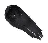 Beaupretty 1 Pc parrucca shampoo per parrucche code di cavallo pizzo clip coda di cavallo pre wig hairdo parrucche forniture di parrucche copricapo parrucchino Filo ad alta temperatura Black