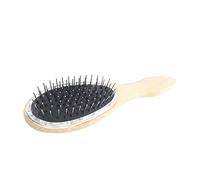 Beaupretty 1 Pc Pettine in Acciaio Grattacapelli Mini Spazzola Per Districare i Scrubber Spray Attrezzo Baffi Pettine Elettrico Caldo Districante Setola Black Di Legno