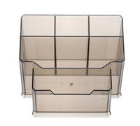 Beaupretty 1 Pc scatola di immagazzinaggio cosmetica scatole storage box makeup box portapenne portapenna contenitore di pigmenti contenitore per pigmenti per il trucco plastica