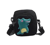 Beaupretty 1 Pezzo Mini Tracolla Canvas con Design Dinosaurs Spalla Creativa e Fashion Perfetta per Abbinamenti e Casual