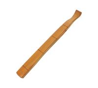 Beaupretty 1 Pz martello da massaggio grattaschiena per corpo muscoli maniglia Massager massaggiatore per la schiena in legno Strumento di massaggio grattaschiena manuale wengé Giallo