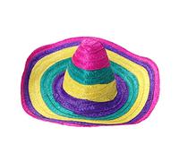 Beaupretty 1 Pz Sombrero messicano Cappello da spiaggia cappello da sole cappello messicano Cappelli costieri cappello da vacanza Sun Hat Men Women cappelli messicani per le donne Di legno
