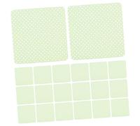 Beaupretty 1 Scatola Strumenti Per Unghie e Ciglia Manico Del Coltello Da Cucina Miscelatore Di Pigmenti Tappo Conico Accessori Valvola Vapore Tampone Per La Pulizia Delle Ciglia Cotone Green