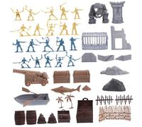 Beaupretty 1 set Giocattoli Militari Pirati Kit Miniatura per Educativo Ruolo Accessori per Tavolo Sabbia e Decorazioni Creative