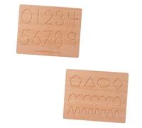 Beaupretty 1 set Lavagna Didattica Legno per Educativo per Apprendimento Cognitivo Montessori per Sviluppo delle Abilità Sicura Bave Stimola Osservazione e Memoria