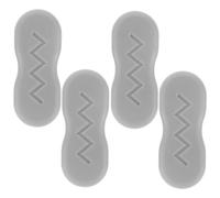 Beaupretty 1 Set Protezione Per Sedile Wc Paracolpi Per Copriwater Con Adesivo Resistente Pad Antiscivolo Per Accessori Per Sedile Mute E Duraturi 4 Pezzi