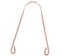 Beaupretty 1 Set Pulisci-lingua Raschietti Lingua a Forma Di u Pulisci Lingua Per Rinfrescare L'alito Pulisci Lingua Portatili Strumenti Domestici Per La Pulizia Della Lingua Rame