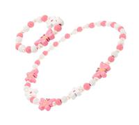Beaupretty 1 Set set di braccialetti per farfalla bracciali Braccialetto bigiotteria per ragazze collane per ragazze gioielli per ragazze Gioielli per Collana perline Di legno