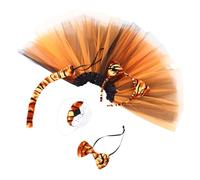 Beaupretty 1 Set Set di gonne naso a fascia tigre costume da animale per costume di animali accessori tigre costume da tigre per bambina decorazione di costumi di animali Peluche